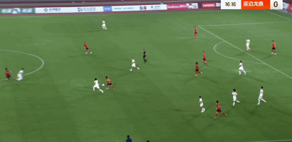 半场战报：苏州东吴1-0延边龙鼎，周大地反击破门