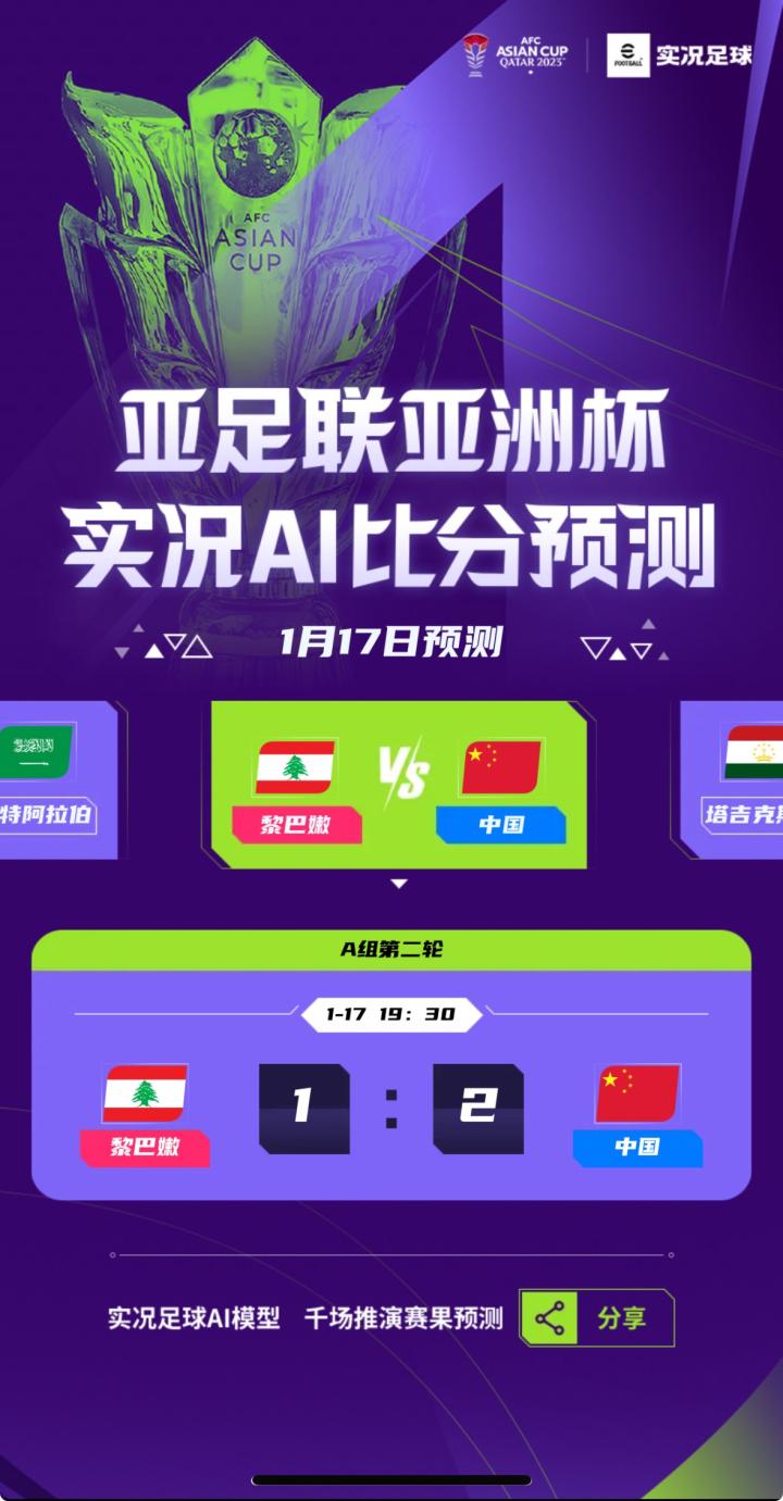 实况AI丨国足亚洲杯：再战黎巴嫩，国足能否拿下关键三分？|懂球帝