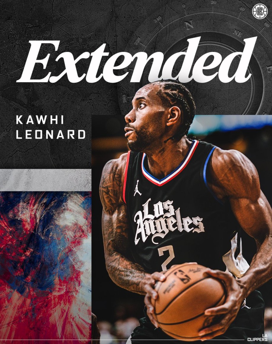 留在洛杉矶官方伦纳德与快船完成提前续约