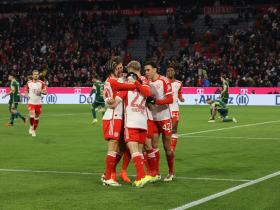 德甲第13轮：拜仁慕尼黑1-0柏林联合