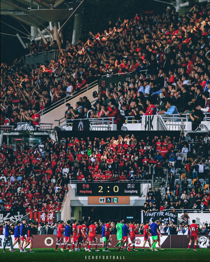 旺角大球场,香港球迷以强劲声浪力助球队取胜,次回.