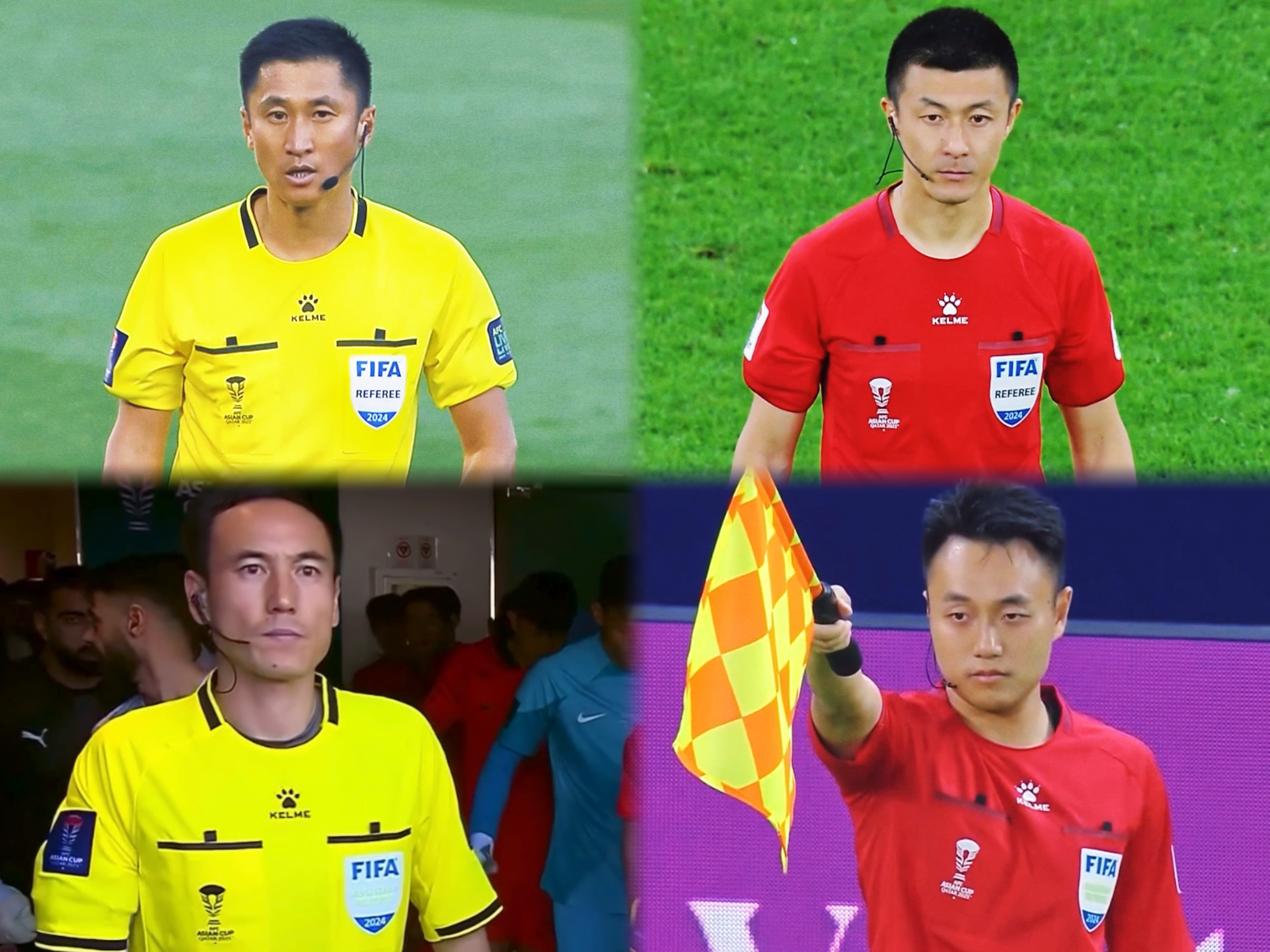 傅明亚洲杯执法复盘:一场比赛3次var介入,执法精准表现亮眼