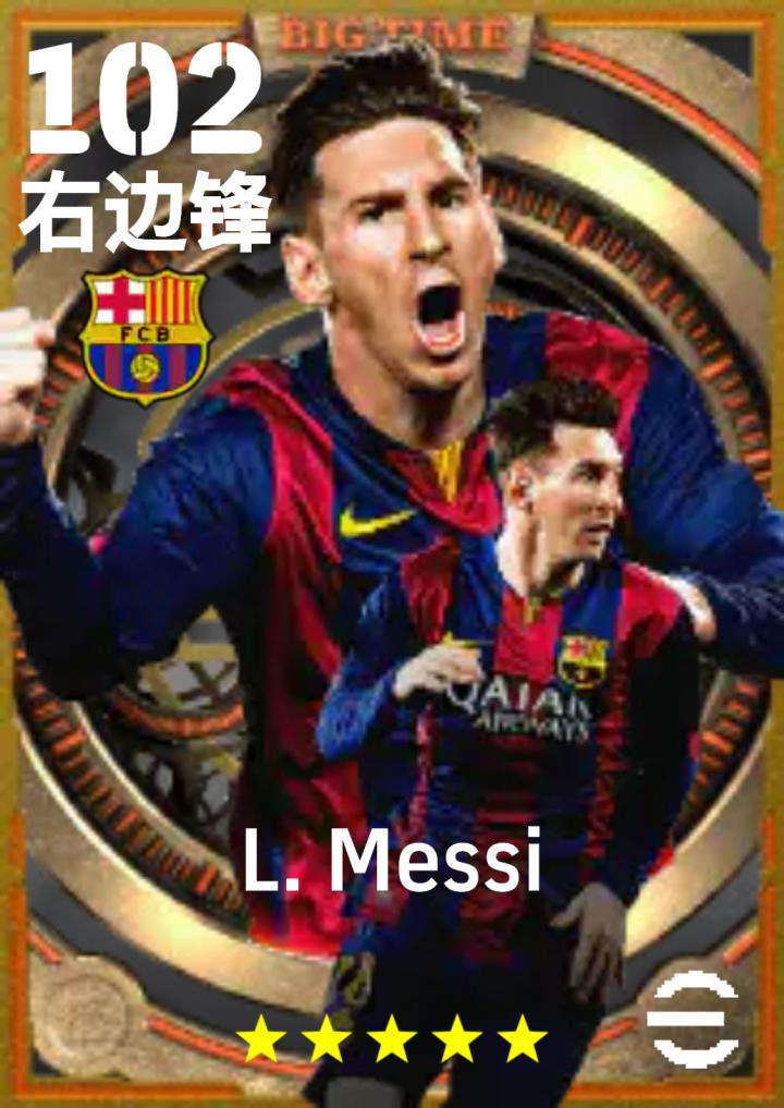 梅西实况足球的代言人.各种奖杯,金球奖拿到手软的.|懂球帝