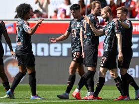 拜仁慕尼黑客场4-0完胜海登海姆