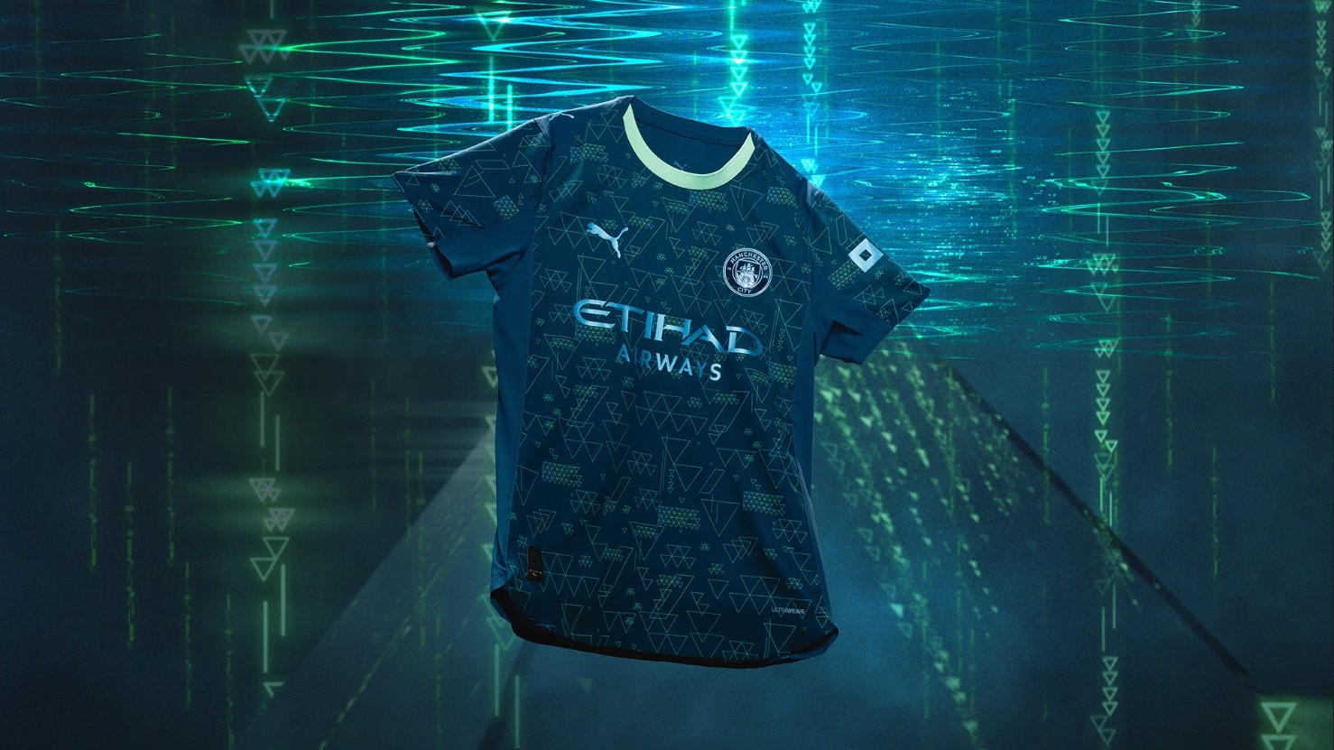 曼城发布FC 26联名球衣：队徽含NFC芯片，将在客战黄潜时亮相