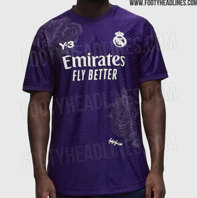 皇马x山本耀司全新球衣实物图