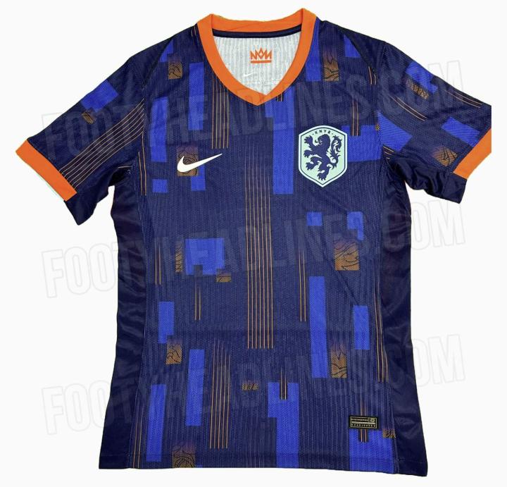 荷兰2024客场球衣实物图