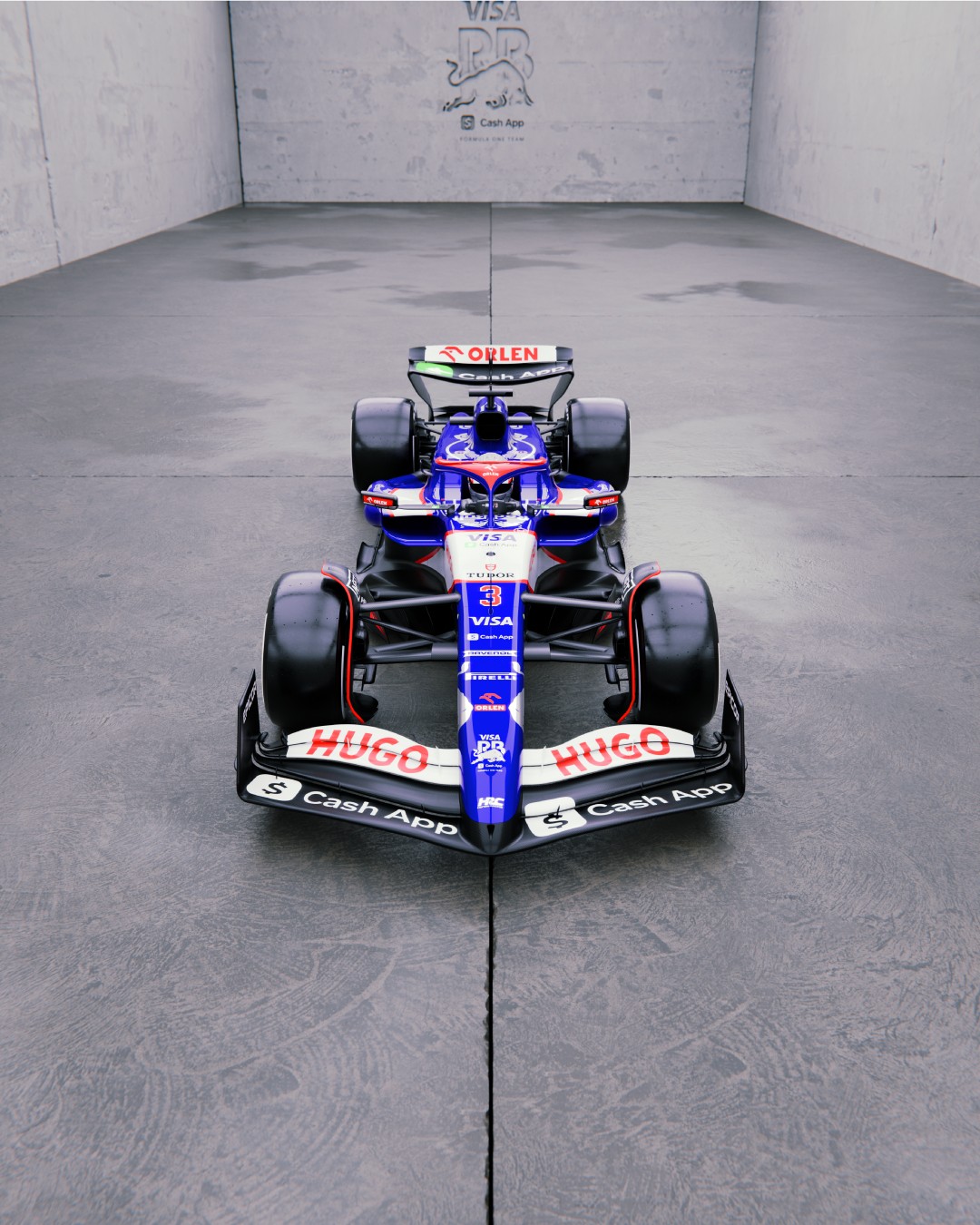 f1红牛二队发布新赛季赛车vcarb 01:复古蓝色搭配全新