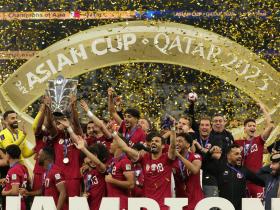 卡塔尔成功卫冕亚洲杯，中国裁判引注目