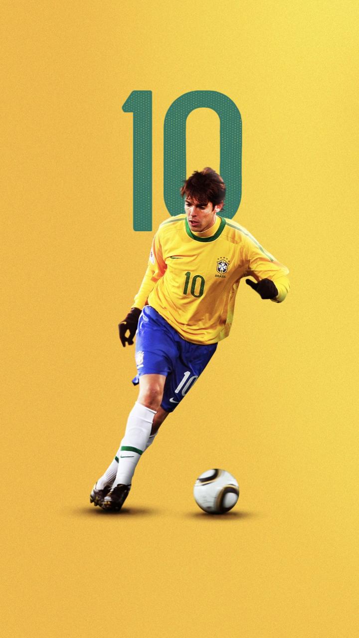 每日足球帅图卡卡高清手机壁纸