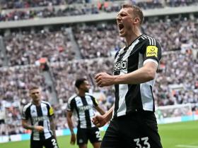 纽卡斯尔联3-0伊普斯维奇：英超联赛34轮胜利之战