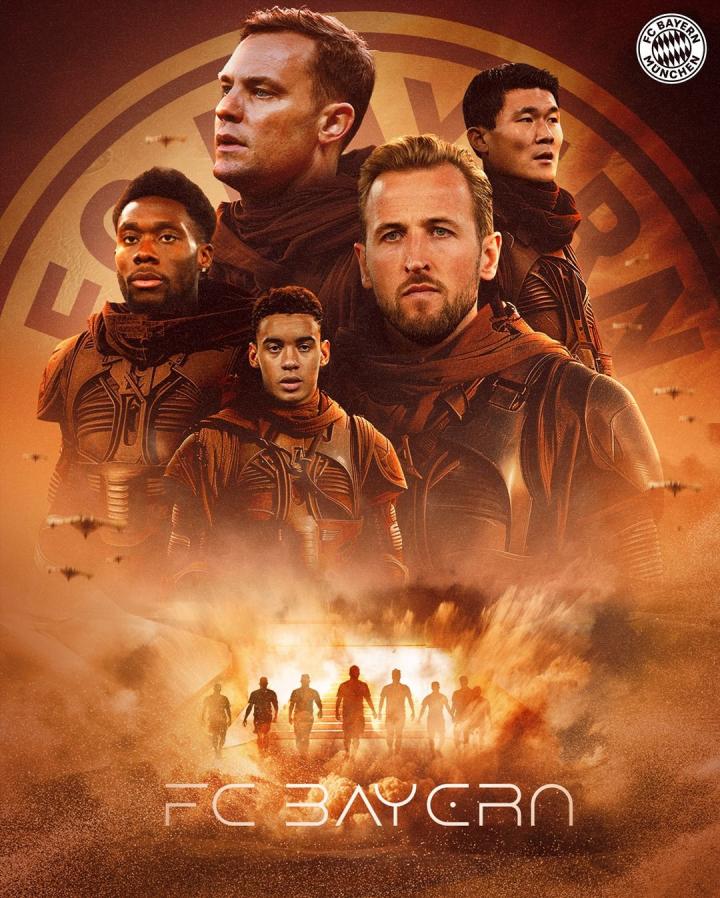 拜仁慕尼黑电影沙丘主题海报