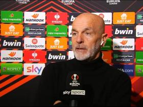 米兰欧联杯淘汰赛晋级后主教练皮奥利谈赛后心情和团队展望