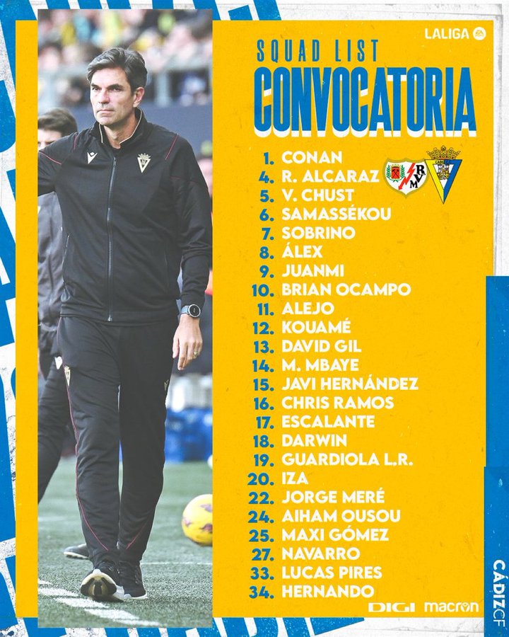 球队客场挑战巴列卡诺大名单卢卡斯皮雷斯结束停