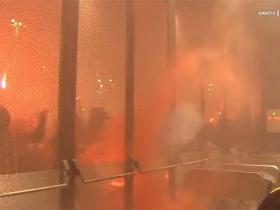 毕尔巴鄂竞技圣马梅斯球场发生骚乱