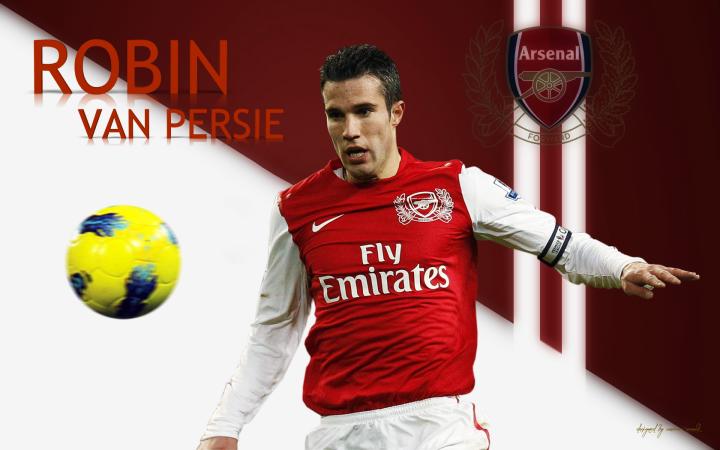 每日足球帅图范佩西超清壁纸阿森纳篇part1