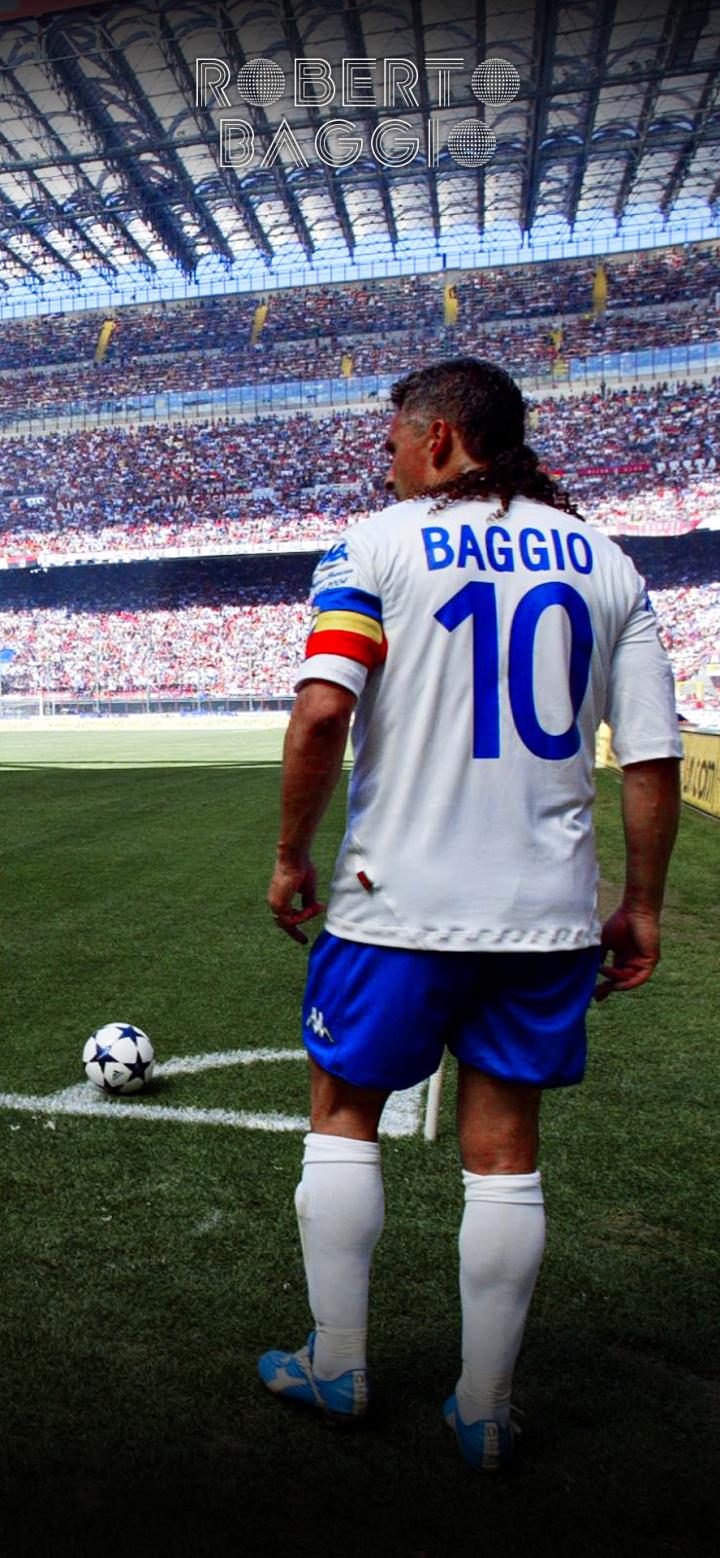 【每日足球帅图】优雅马尾丨巴乔手机壁纸精选part2|意大利|ac米兰