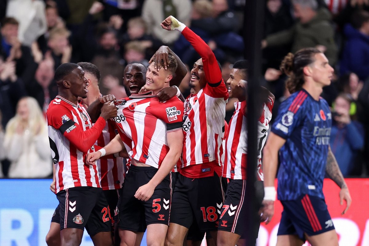 被桑德兰绝平，阿森纳英超对升班马14连胜遭终结