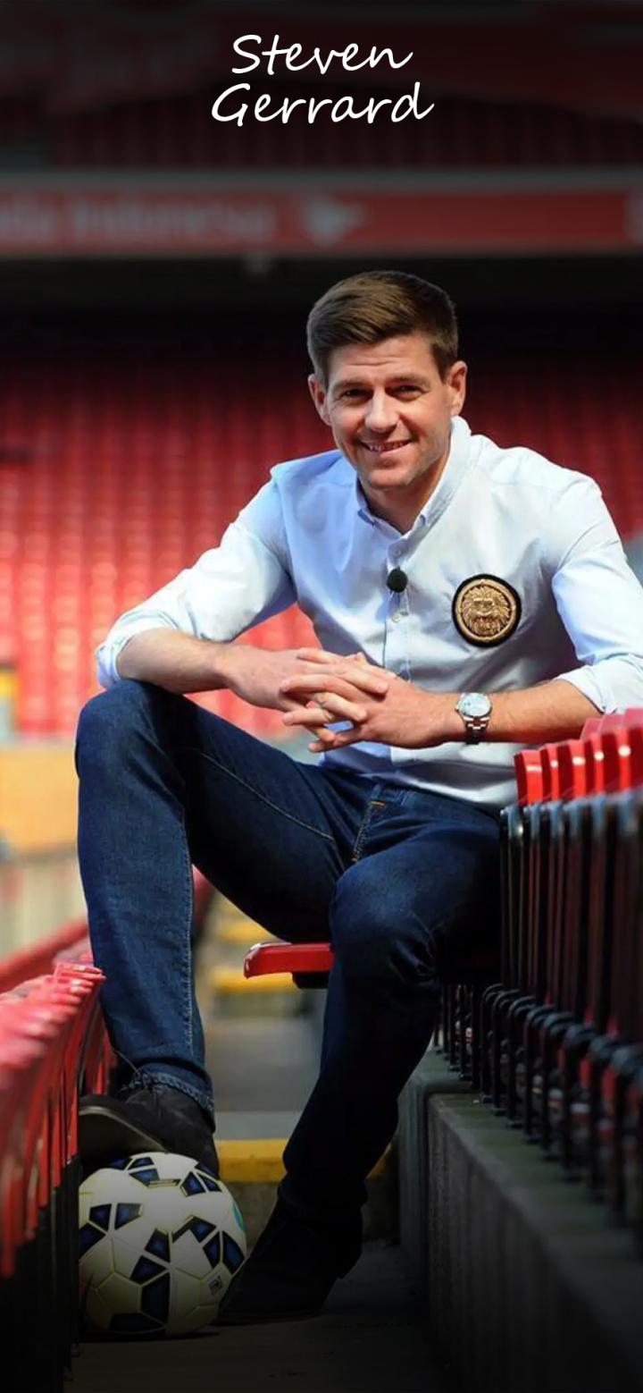 每日足球帅图红军传奇丨杰拉德帅气手机壁纸精选