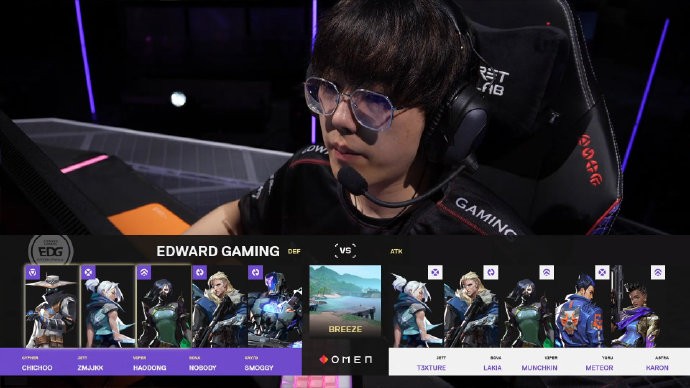 下场干回来无畏契约大师赛edg12pac赛区头号种子