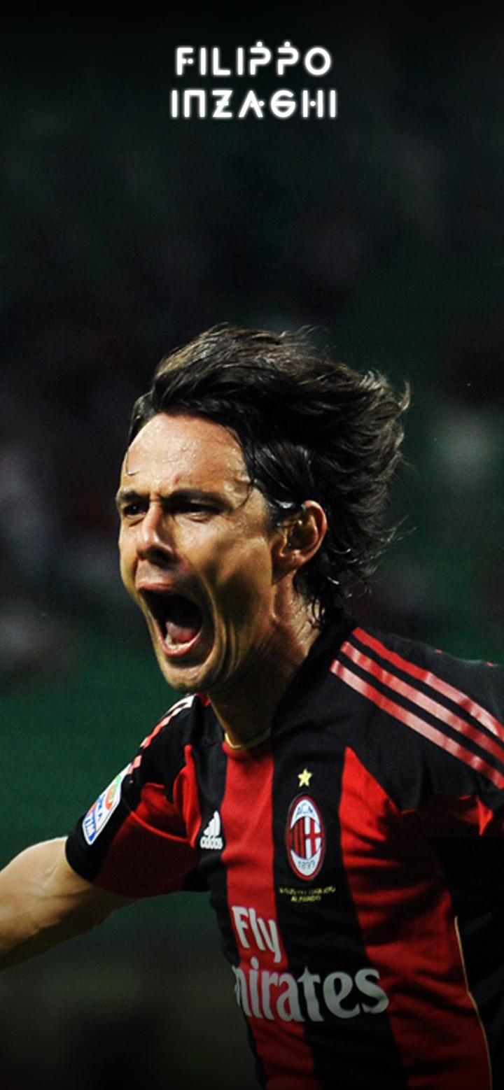 【每日足球帅图】因扎吉帅气手机壁纸精选part2|意大利|ac米兰