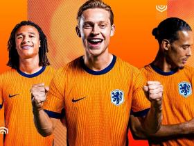 荷兰国家队发布2024欧洲杯主场球衣
