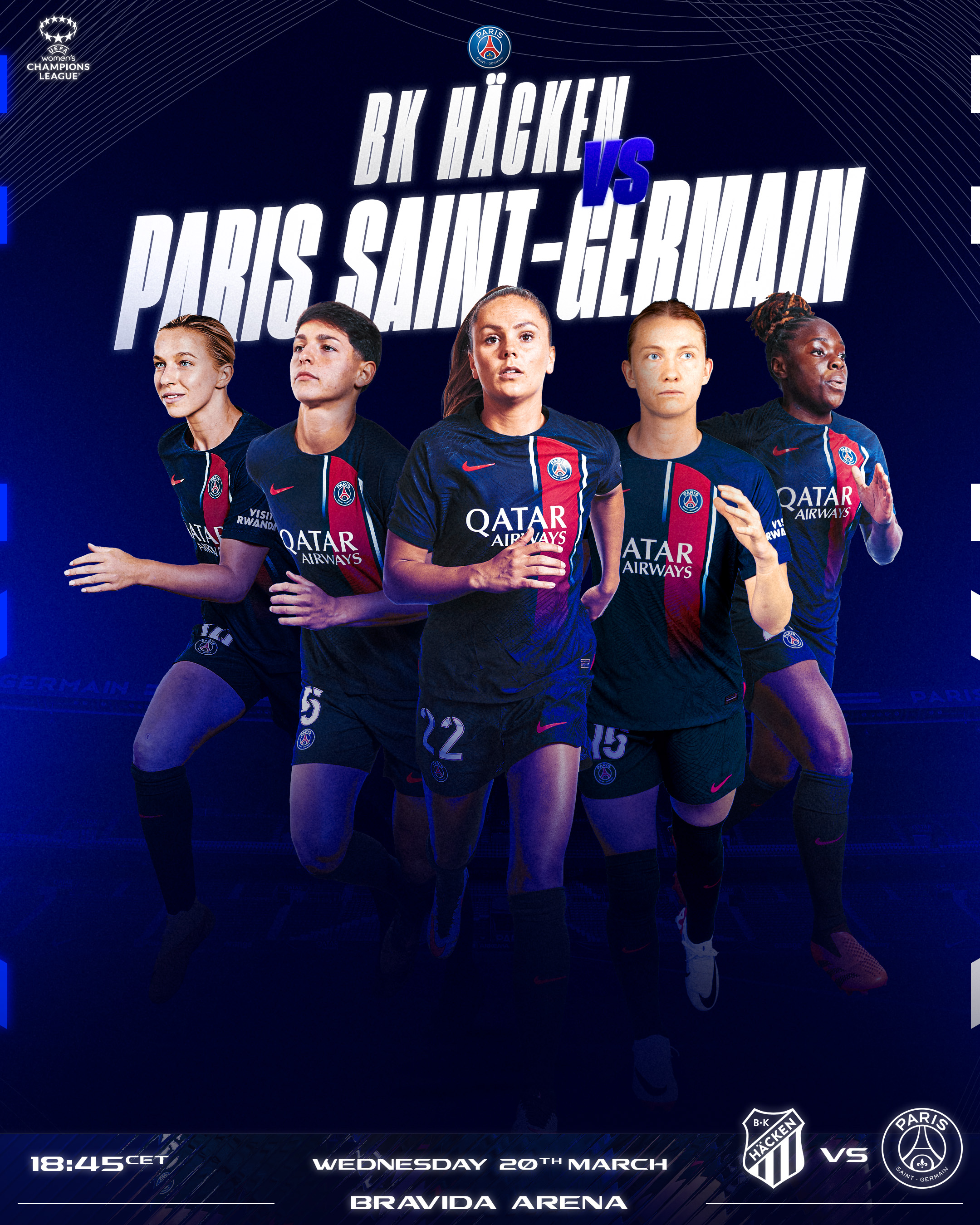 大巴黎女足欧冠比赛日对阵:赫根女足赛事:女足欧冠.