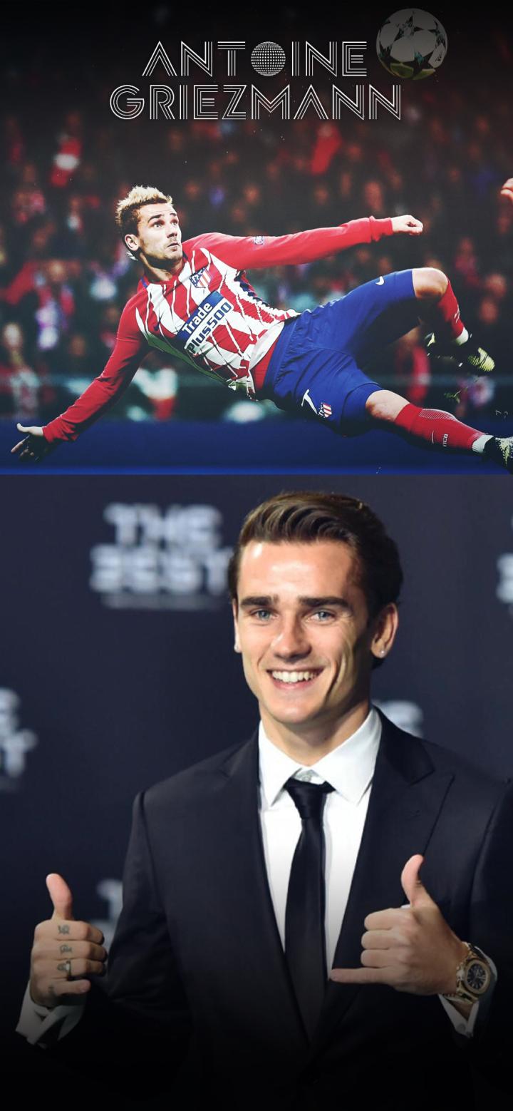 【每日足球帅图】归来仍是少年丨格里兹曼帅气手机壁纸精选