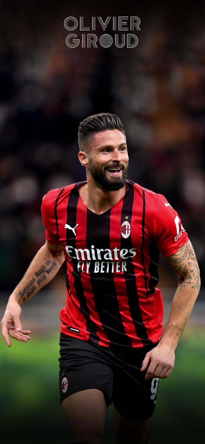 每日足球帅图吉鲁手机壁纸精选米兰篇