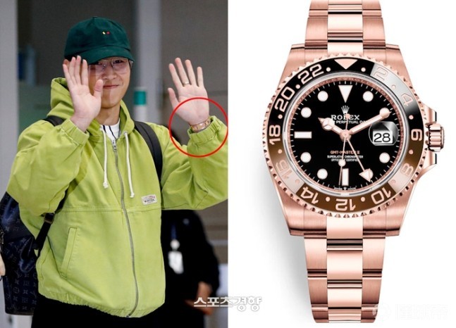 韩媒：李刚仁回国时佩戴着价值超6000万韩元的劳力士手表