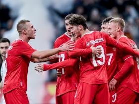 俄罗斯4-0塞尔维亚友谊赛：米兰丘克独中两元