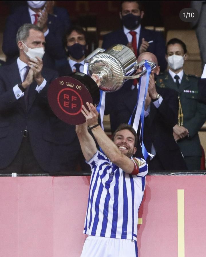 两年前的今天皇家社会夺得201920赛季国王杯冠军
