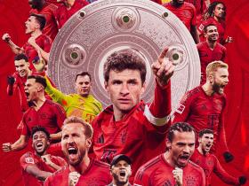 拜仁慕尼黑提前两轮夺得德甲冠军！