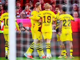 多特蒙德客场2-0击败拜仁慕尼黑，终结11场不胜