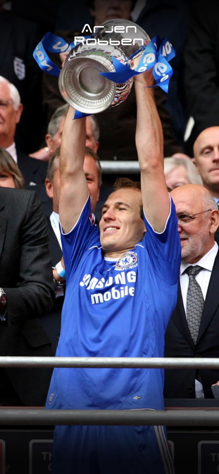 每日足球帅图蓝衣小飞侠丨罗本手机壁纸精选切尔西篇01