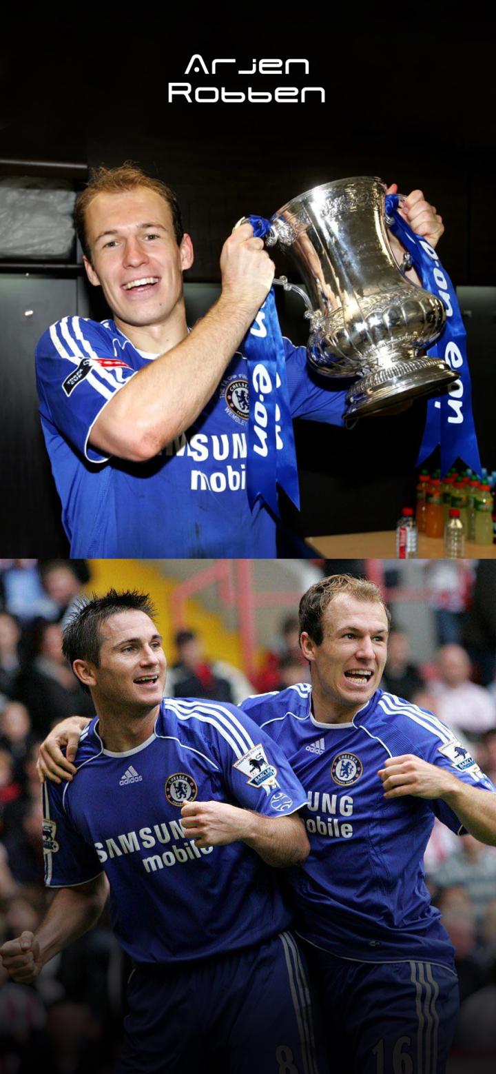 【每日足球帅图】蓝衣小飞侠丨罗本手机壁纸精选切尔西篇01