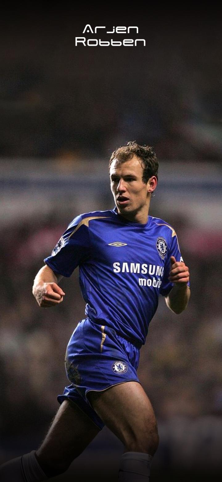 【每日足球帅图】蓝衣小飞侠丨罗本手机壁纸精选切尔西篇01