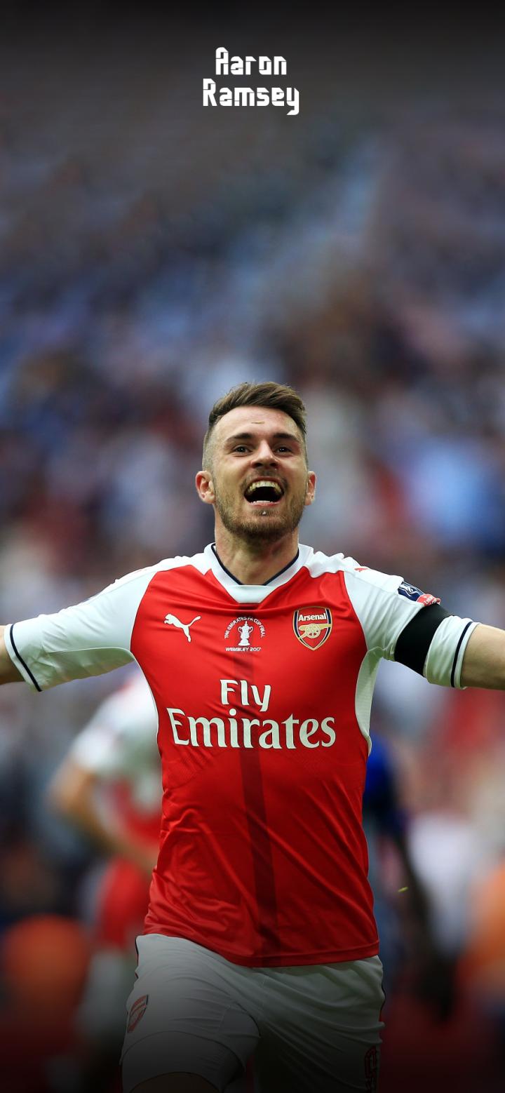 每日足球帅图拉姆塞手机壁纸精选part3