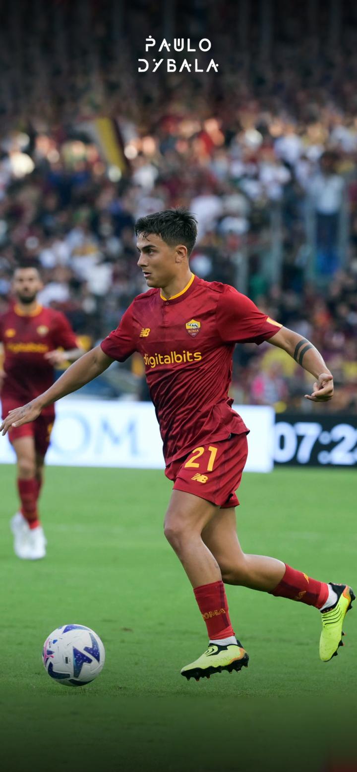 【每日足球帅图】迪巴拉手机壁纸精选罗马篇part 1