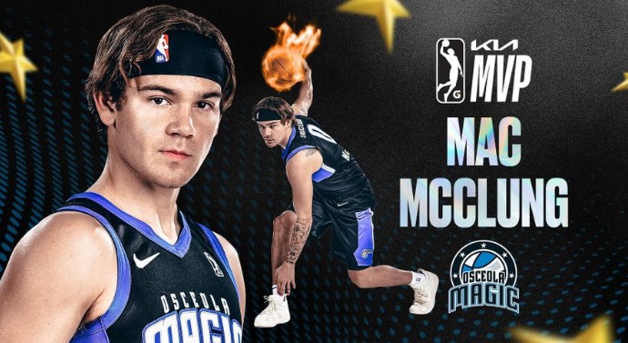 官方马克麦克朗当选20232024赛季nba发展联盟联赛mvp