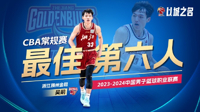 cba官方吴前当选本赛季cba常规赛最佳第六人