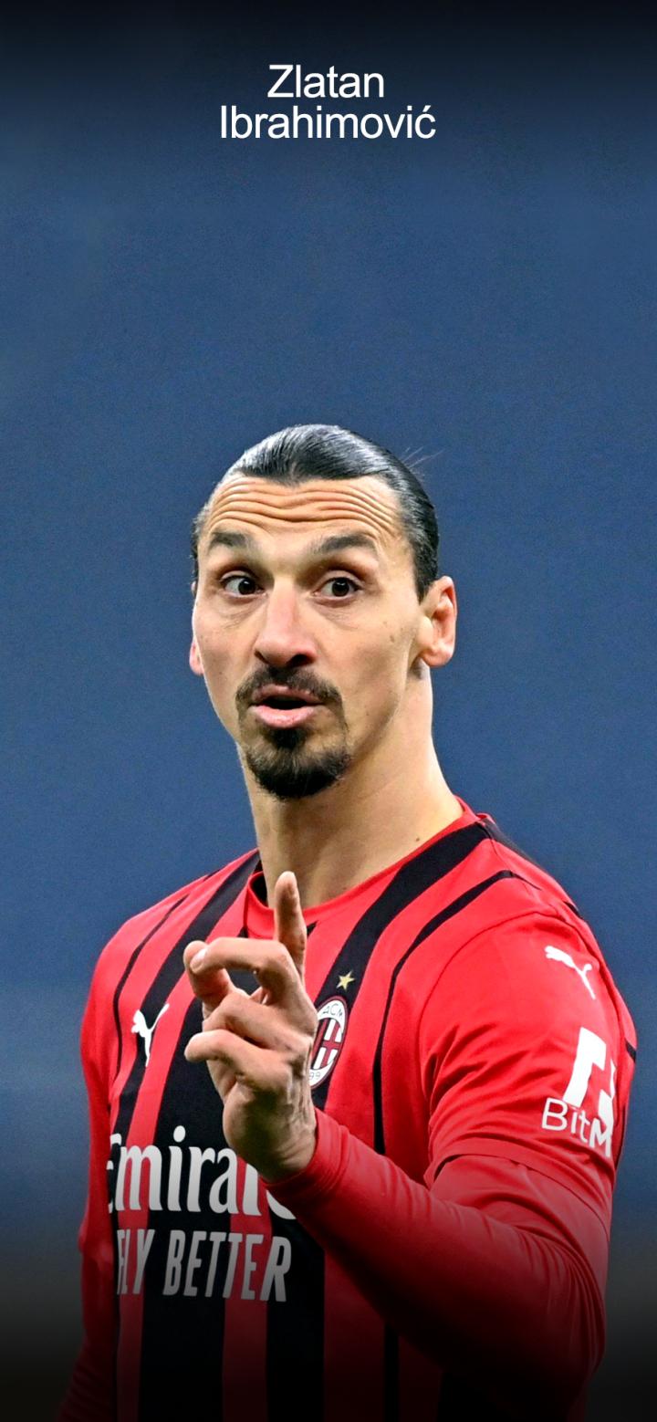 【每日足球帅图】我叫兹拉坦丨伊布手机壁纸精选米兰篇03|ac米兰|伊布
