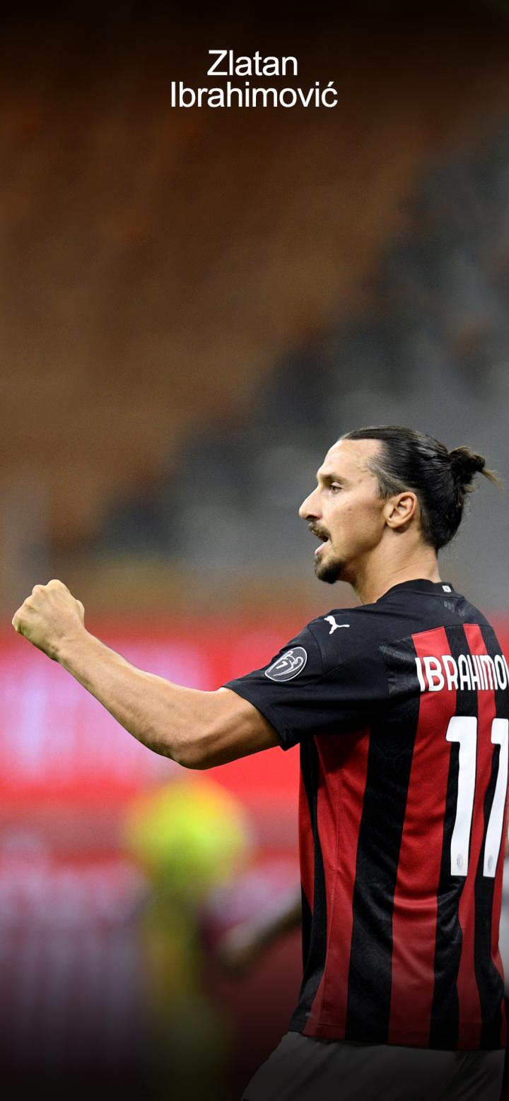 【每日足球帅图】我叫兹拉坦丨伊布手机壁纸精选米兰篇03|ac米兰|伊布