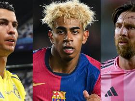 亚马尔17岁已出场100次 列为历史级别球员