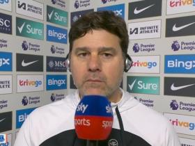  After Chelsea's 6-0 home win over Everton, Pochetino made a post match talk