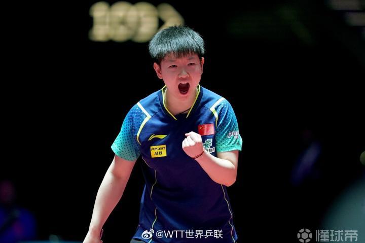乒乓球单打世界杯：孙颖莎4-2击败郑怡静，与陈梦会师半决赛