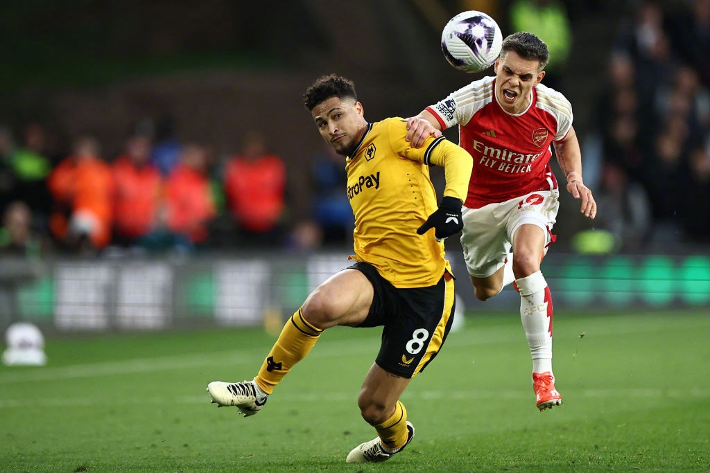 阿森纳6人在本赛季英超参与进球上双,为所有球队中最多