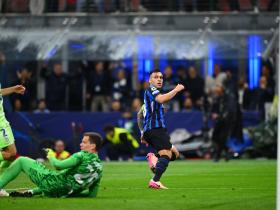 国际米兰胜巴塞罗那，闯入欧冠决赛！