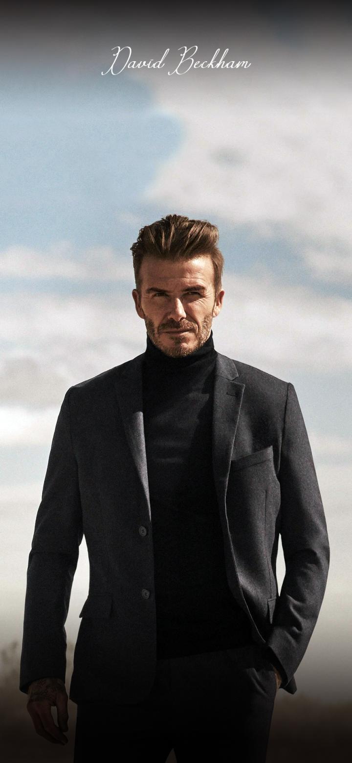 【每日足球帅图】万人之迷丨贝克汉姆手机壁纸休闲篇04