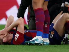 弗朗基-德容右脚踝伤势不断复发 骨科专家建议他放弃欧洲杯